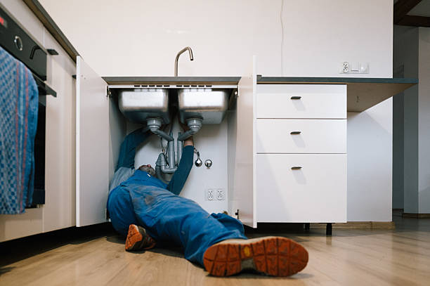 Professional Drain Cleaning technician working in Lavon, TX